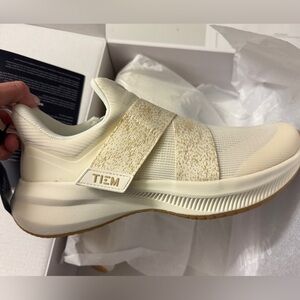 TIEM Lynx Champagne/Gold Women’s Cycling Shoes